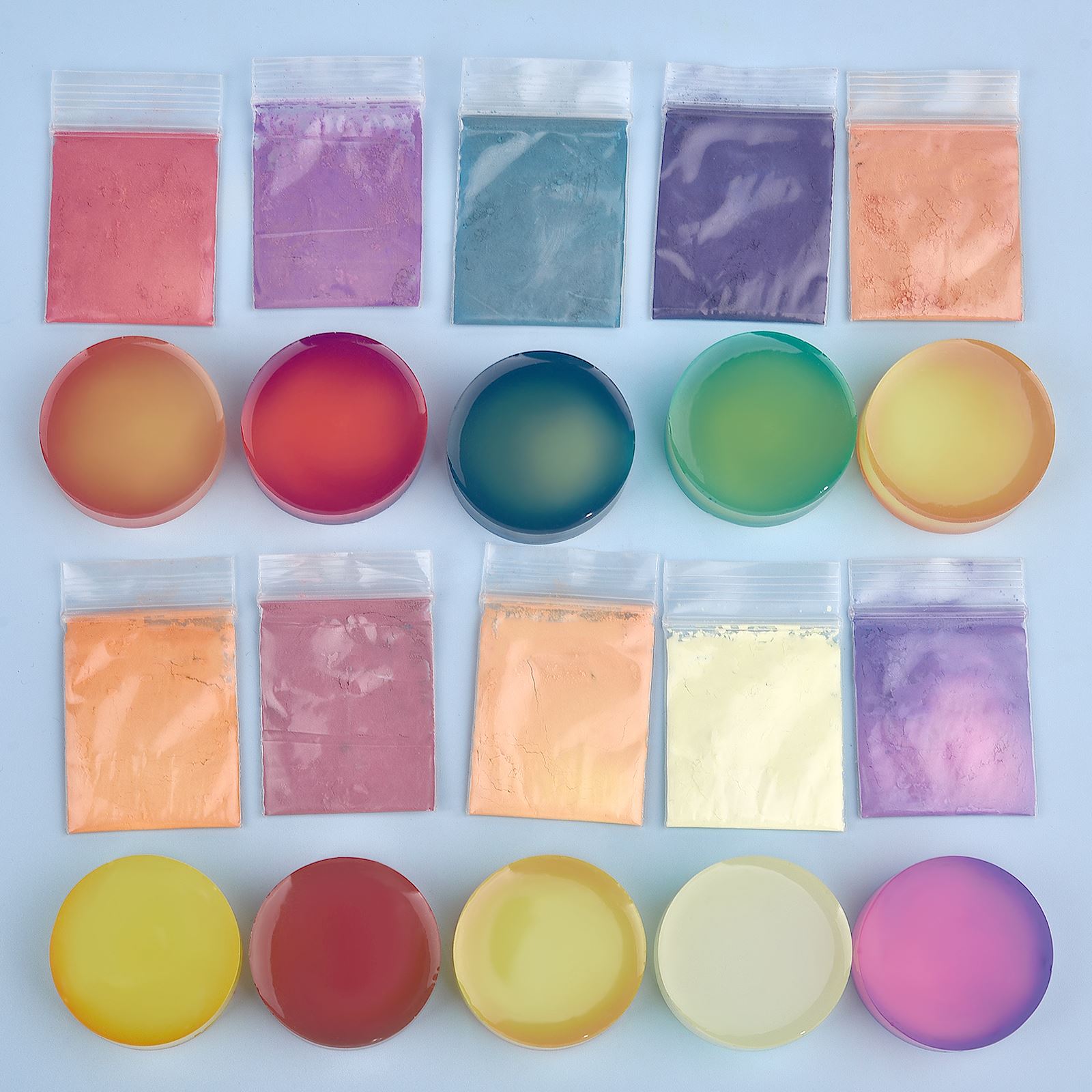 Resin Pigment Set - 10 colori temperatura polvere che cambia