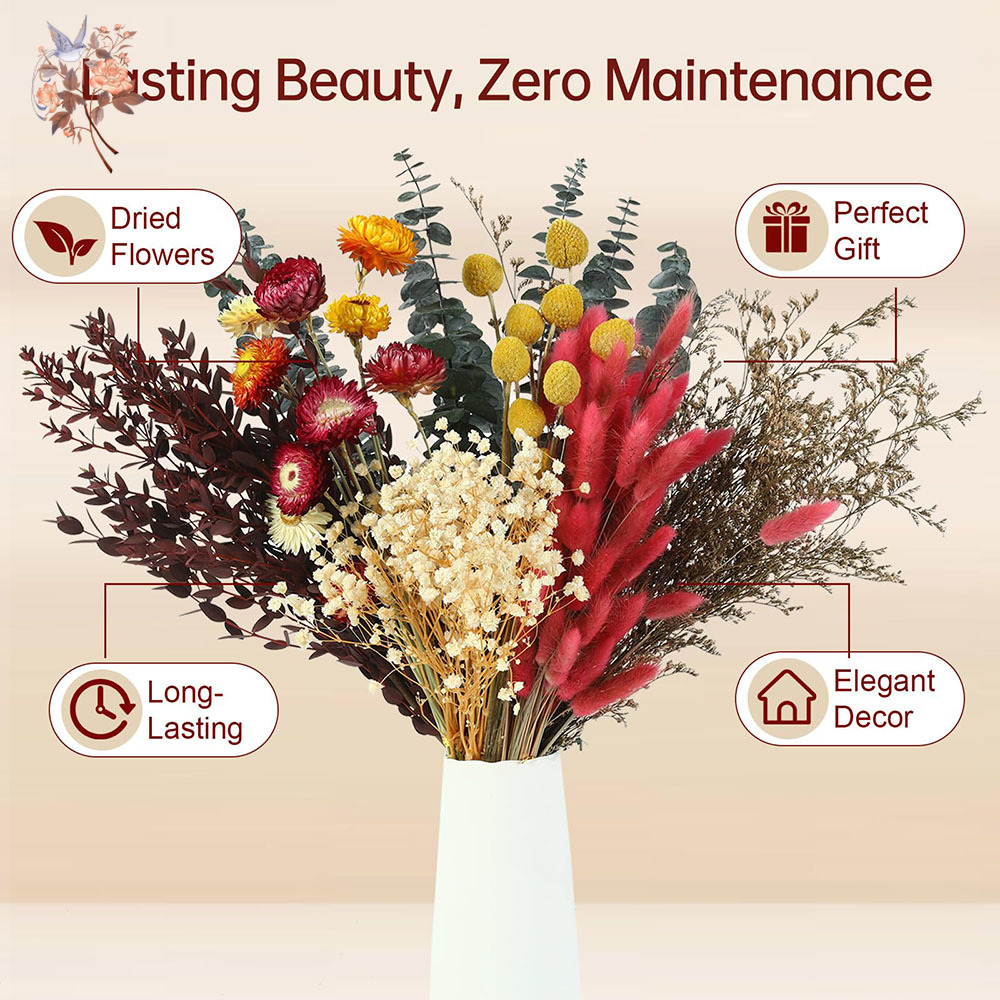 Set di Fiori Secchi in Grandi  - Dried Flower Bulk recensione e prezzo